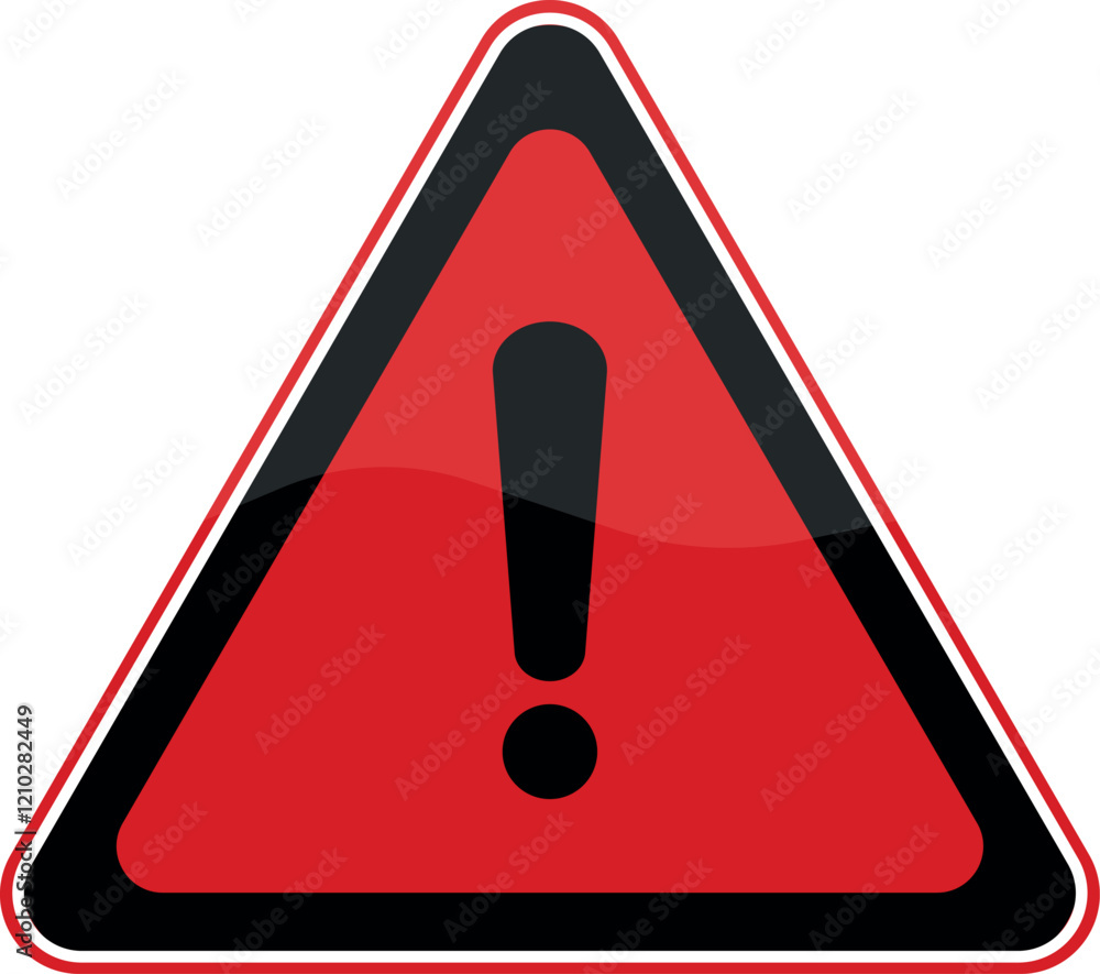 warning danger icon. Caution alarm alert set, triangle warn sign , attention vector icon, red yellow black color warning danger icon. Caution alarm alert set, triangle warn sign , attention vector icon, red yellow black color