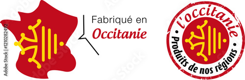 Logo fabriqué en Occitanie, produits de nos régions