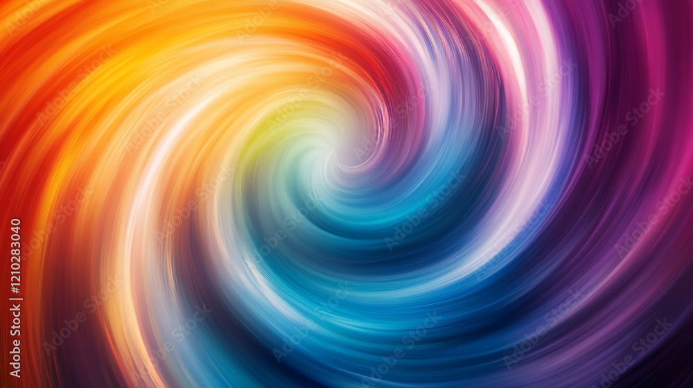 Obraz premium Vibrant Swirl of Colors Creating an Abstract Pattern in Motion