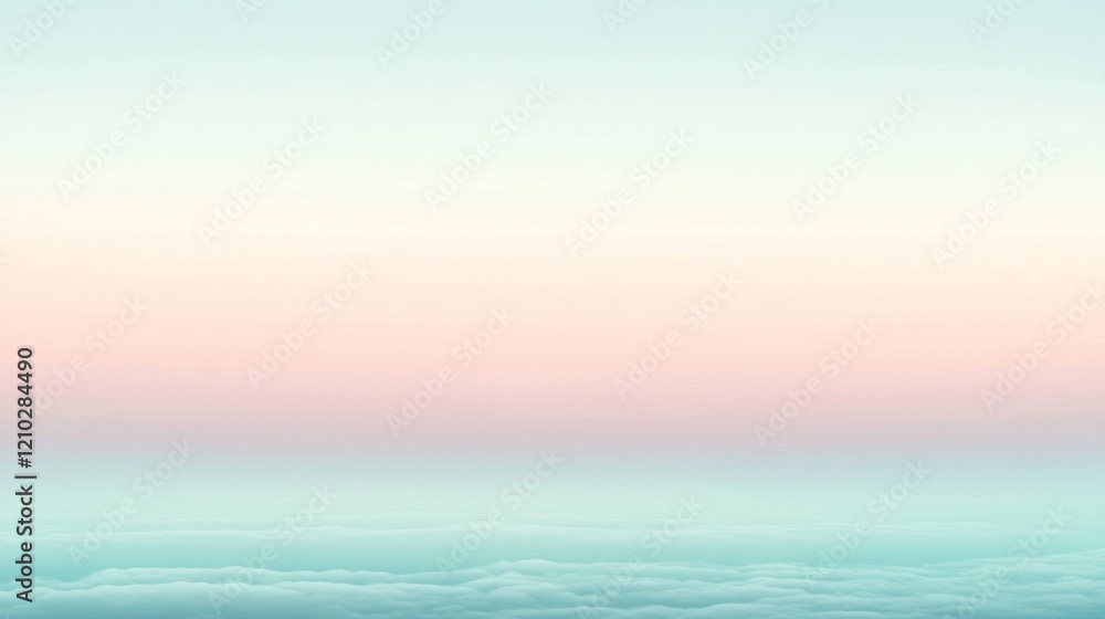 Obraz premium Soft Pastel Sky and Cloudscape