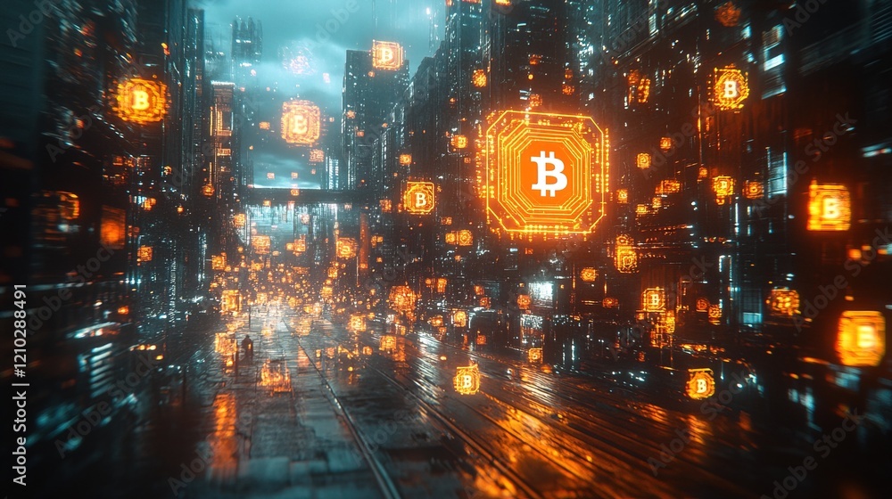 Holographic cryptocurrency symbols floating in a dark, high-tech environment, glowing softly Holographic cryptocurrency symbols floating in a dark, high-tech environment, glowing softly