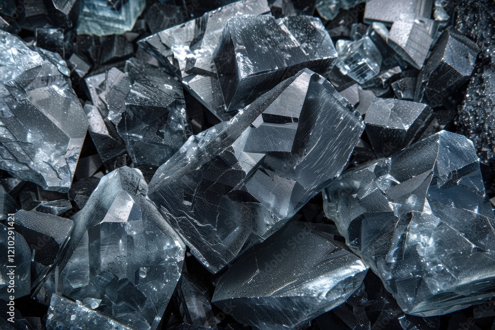 Open-pit diamond quarry with active resource extraction process. Open-pit diamond quarry with active resource extraction process.