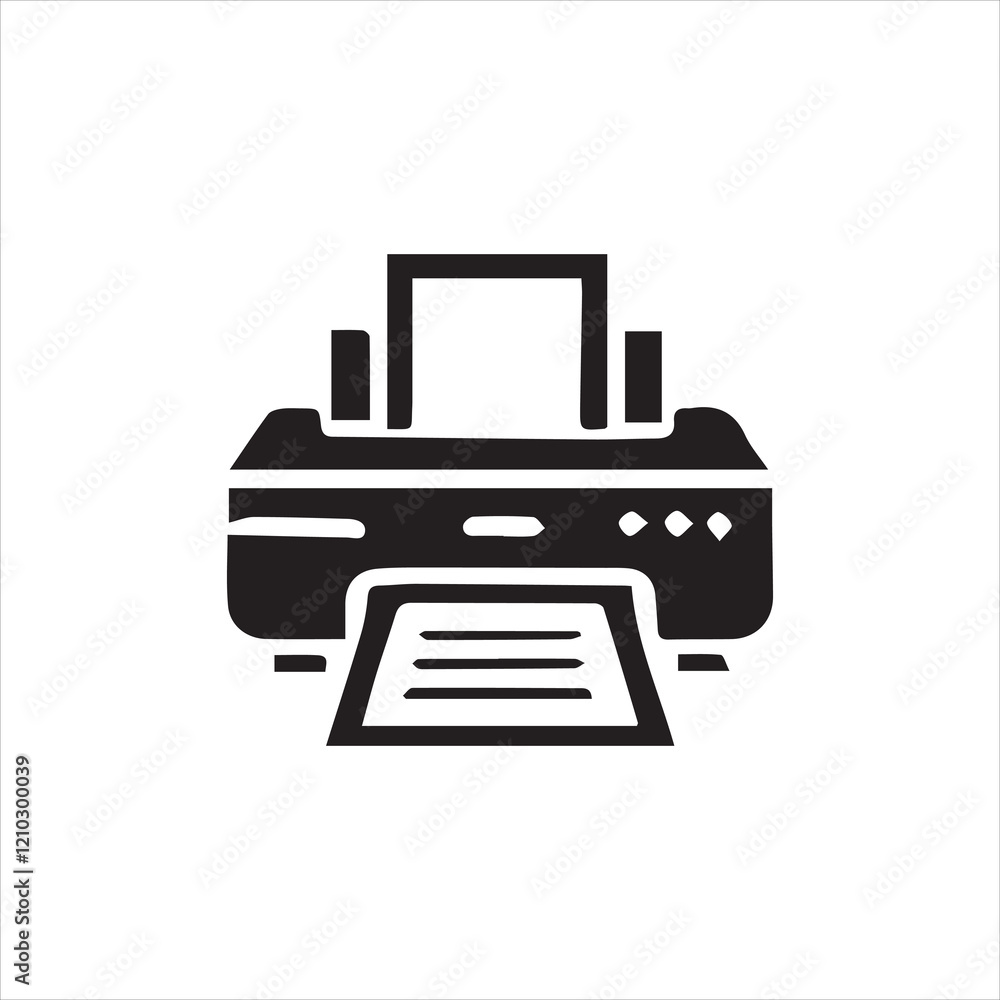 printer icon vector illustration printer icon vector illustration