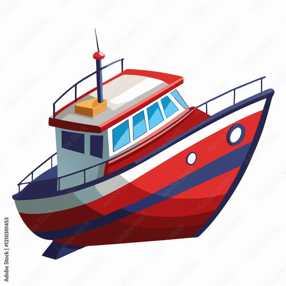 Fototapeta premium boat and ship