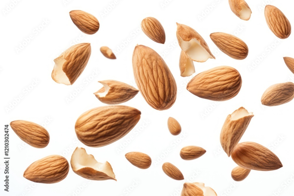 Almonds backgrounds food seed Almonds backgrounds food seed