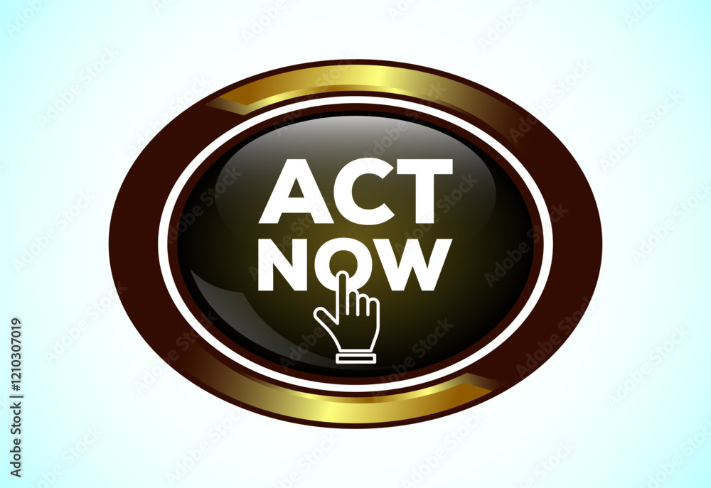 Act now button. Suitable for mobile app, and website UI design. Act now button. Suitable for mobile app, and website UI design.