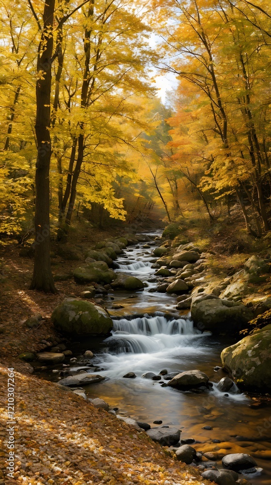 Autumn Forest with Stream
Autumn Forest with Stream