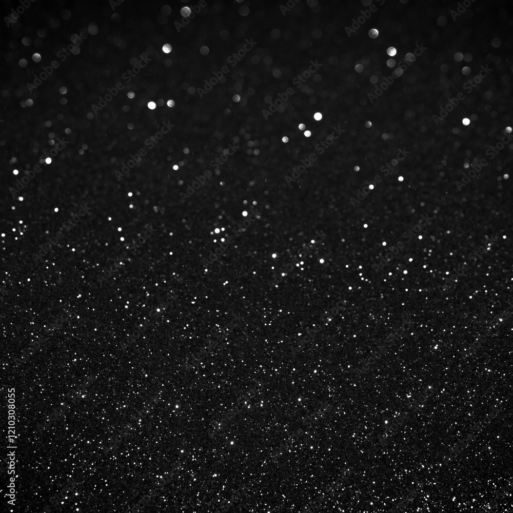 Obraz premium black glitter