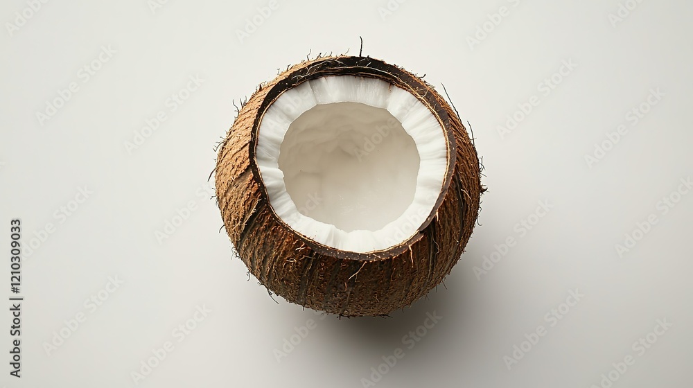 Fototapeta premium Coconut that has a sweet and fresh taste right from the tree.