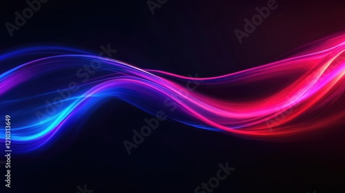 Wallpaper Mural Vivid Abstract Digital Art Motion Blur Torontodigital.ca