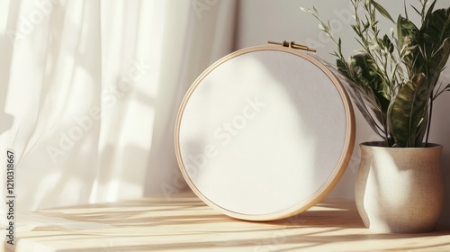 Embroidery Hoop Mockups For Your Design photo