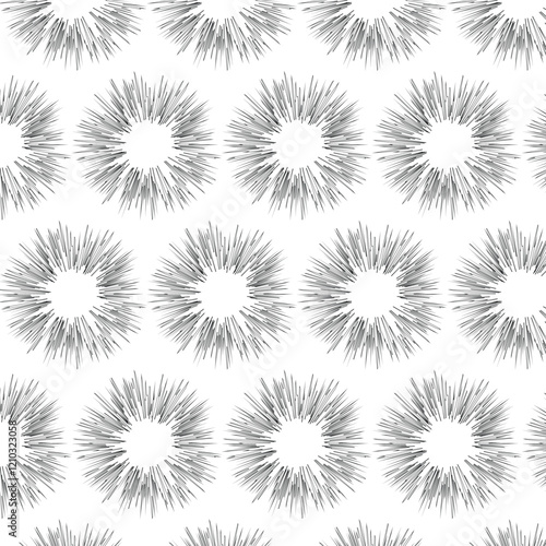 elliptical brush shape pattern design in white background