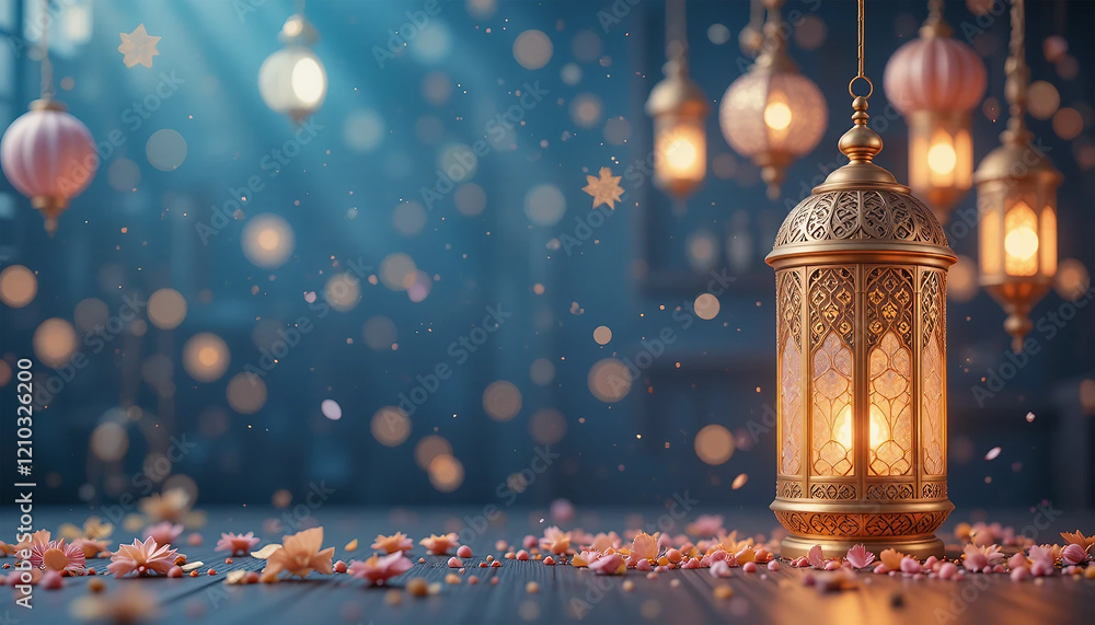 Enchanting Autumn Hues with Illuminated Lanterns Enchanting Autumn Hues with Illuminated Lanterns