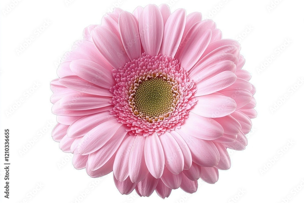 Pink Gerbera Daisy Flower Close Up Soft Petals Pink Gerbera Daisy Flower Close Up Soft Petals