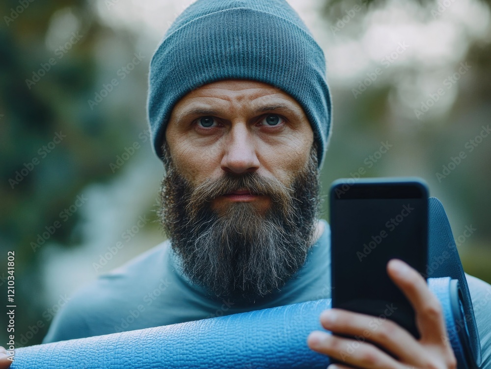 Fototapeta premium Bearded Beast Fitness Guru
