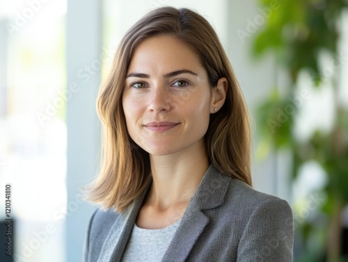 Free Download Businesswoman in Modern Office Environment - GFXLoad