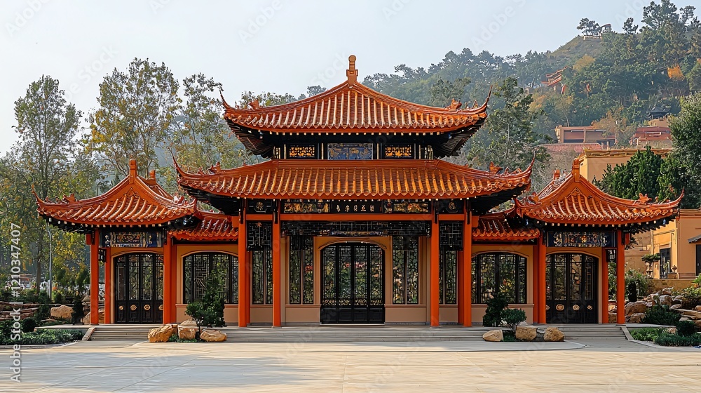 Fototapeta premium Stunning Chinese Pavilion Architecture