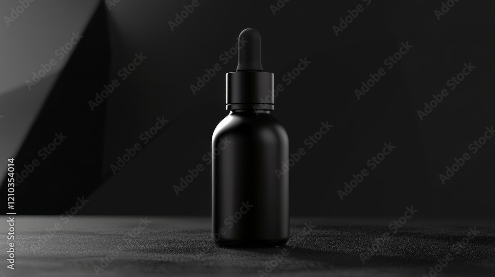 Cosmetic Dropper Bottle Realistic Mockup Cosmetic Dropper Bottle Realistic Mockup