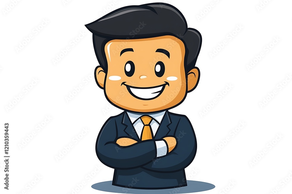 Happy Animated Boy Achieving Success Happy Animated Boy Achieving Success