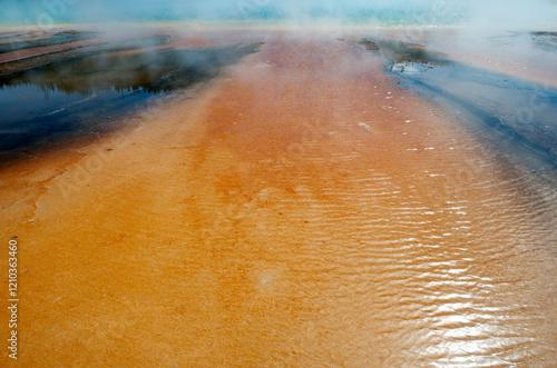 Liquid, Orange , Turquoise, Lava, Smoky, Graphic, Swirls