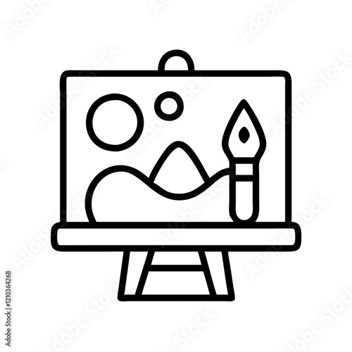 masterpiece icon, masterpiece line art - simple line art of masterpiece, perfect for masterpiece logos and icons