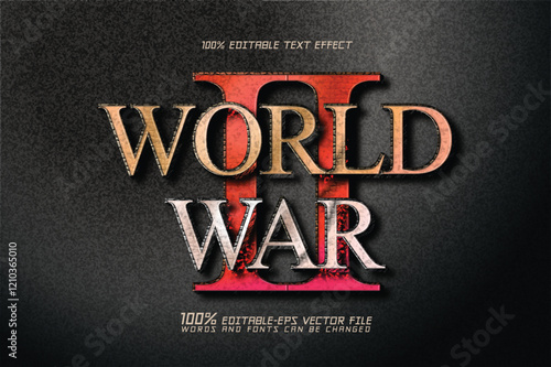 World War II Text Effect