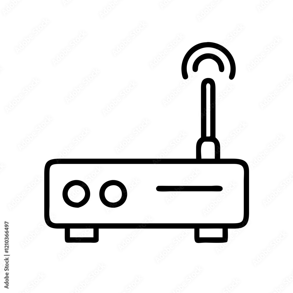 modem icon, modem line art - simple line art of modem, perfect for modem logos and icons modem icon, modem line art - simple line art of modem, perfect for modem logos and icons