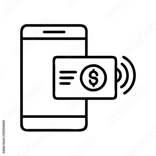 mobile payment icon, mobile payment line art - simple line art of mobile payment, perfect for mobile payment logos and icons Free Download mobile payment icon, mobile payment line art - simple line art of mobile payment, perfect for mobile payment logos and icons - GFXLoad