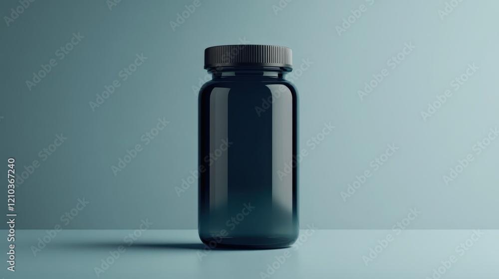 Pill Bottle Realistic Mockup Advertising Pill Bottle Realistic Mockup Advertising