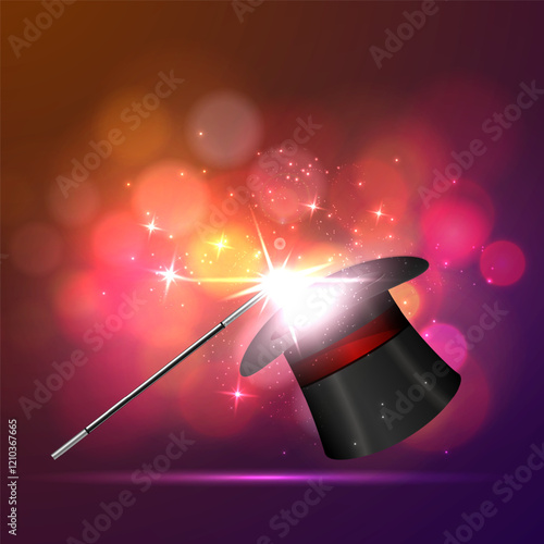 background magical glow