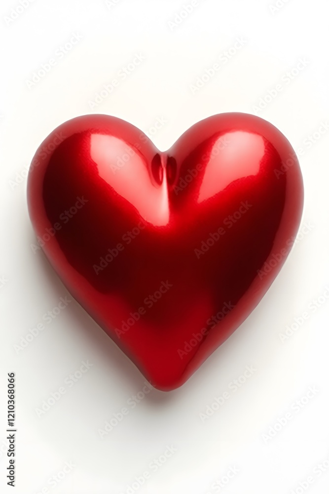 Amazing red heart on white background,Valentine's day Amazing red heart on white background,Valentine's day