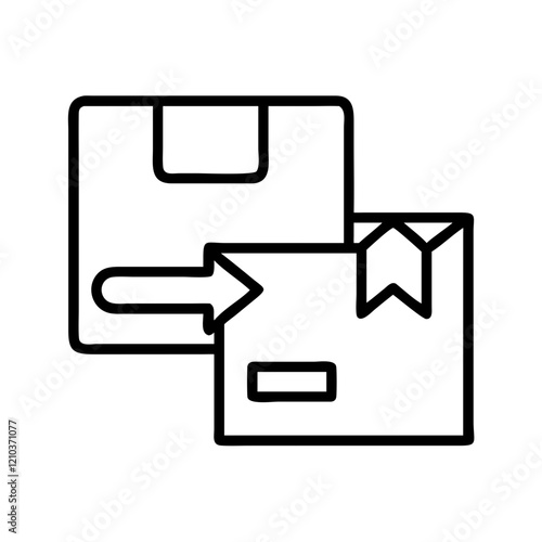 order dispatch icon, order dispatch line art - simple line art of order dispatch, perfect for order dispatch logos and icons