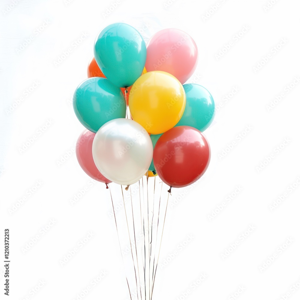 Balloon birthday white background anniversary Balloon birthday white background anniversary