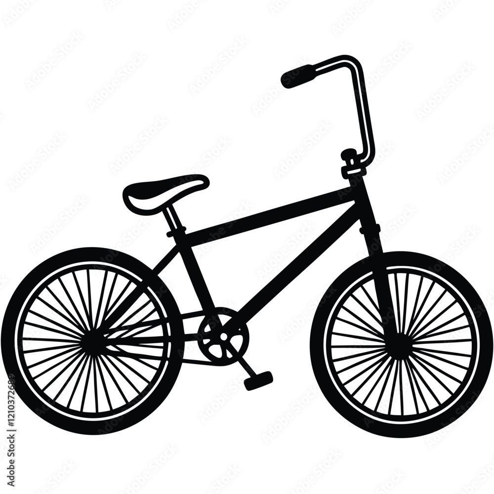 Classic Bicycle Vector Illustration – Minimalist Design Classic Bicycle Vector Illustration – Minimalist Design