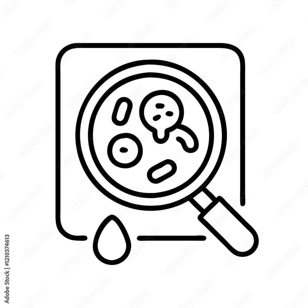 pathology icon, pathology line art - simple line art of pathology, perfect for pathology logos and icons pathology icon, pathology line art - simple line art of pathology, perfect for pathology logos and icons