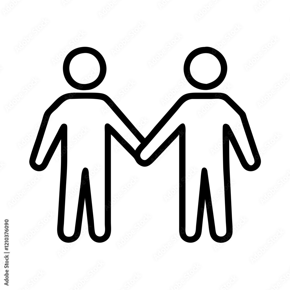 people holding hands icon, people holding hands line art - simple line art of people holding hands, perfect for people holding hands logos and icons people holding hands icon, people holding hands line art - simple line art of people holding hands, perfect for people holding hands logos and icons