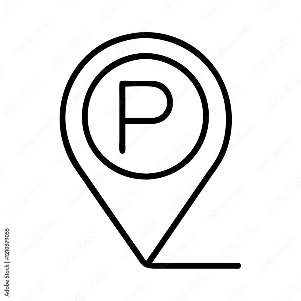 pickup point icon, pickup point line art - simple line art of pickup point, perfect for pickup point logos and icons