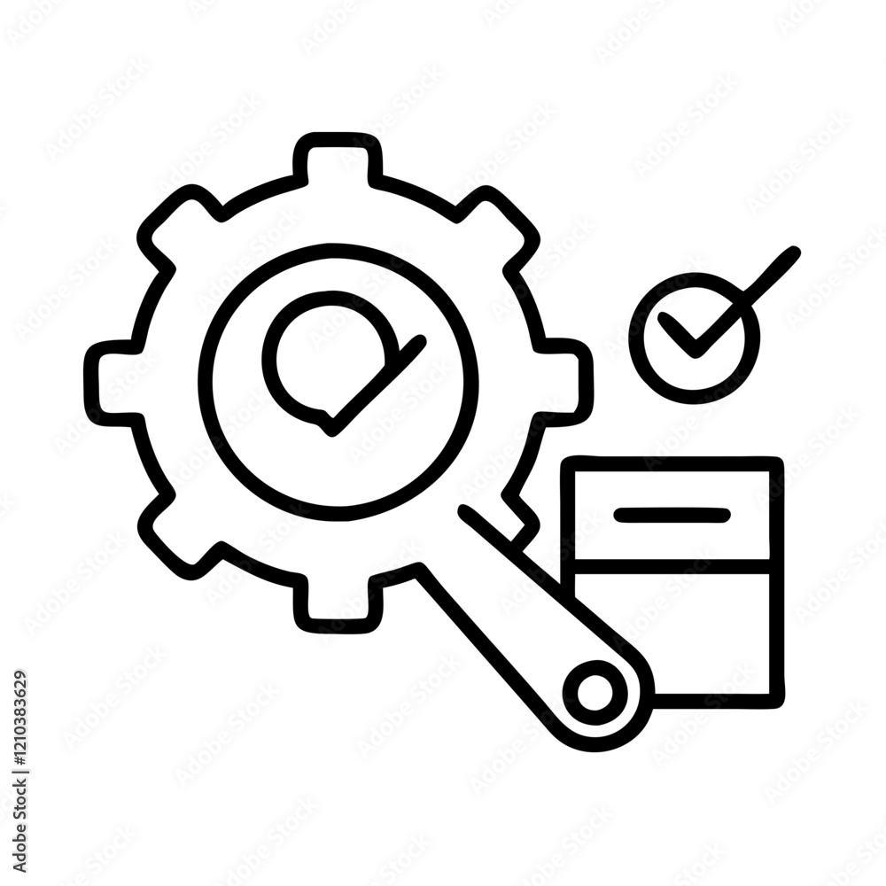 predictive maintenance icon, predictive maintenance line art - simple line art of predictive maintenance, perfect for predictive maintenance logos and icons predictive maintenance icon, predictive maintenance line art - simple line art of predictive maintenance, perfect for predictive maintenance logos and icons
