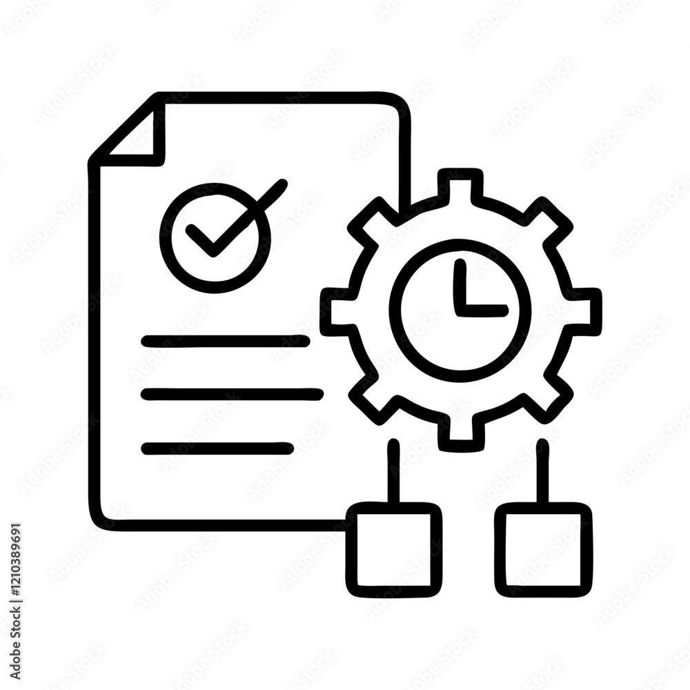 project management icon, project management line art - simple line art of project management, perfect for project management logos and icons project management icon, project management line art - simple line art of project management, perfect for project management logos and icons