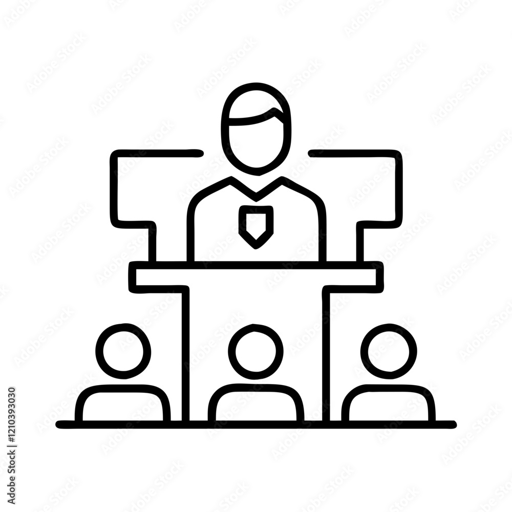 public service icon, public service line art - simple line art of public service, perfect for public service logos and icons public service icon, public service line art - simple line art of public service, perfect for public service logos and icons