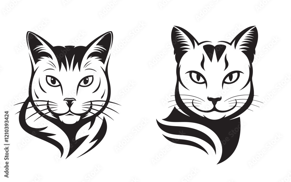 Obraz premium cat vector