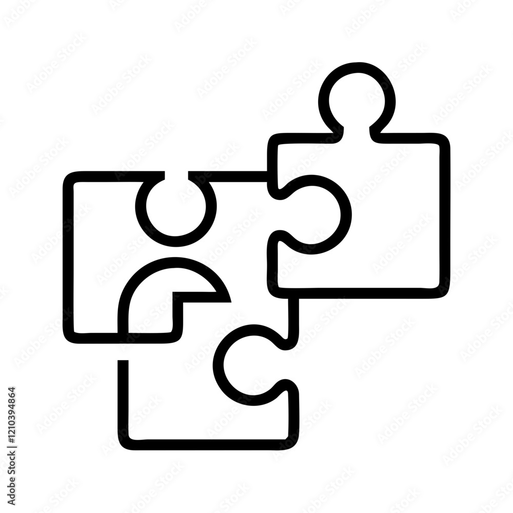 puzzle piece skill matching icon, puzzle piece skill matching line art - simple line art of puzzle piece skill matching, perfect for puzzle piece skill matching logos and icons puzzle piece skill matching icon, puzzle piece skill matching line art - simple line art of puzzle piece skill matching, perfect for puzzle piece skill matching logos and icons
