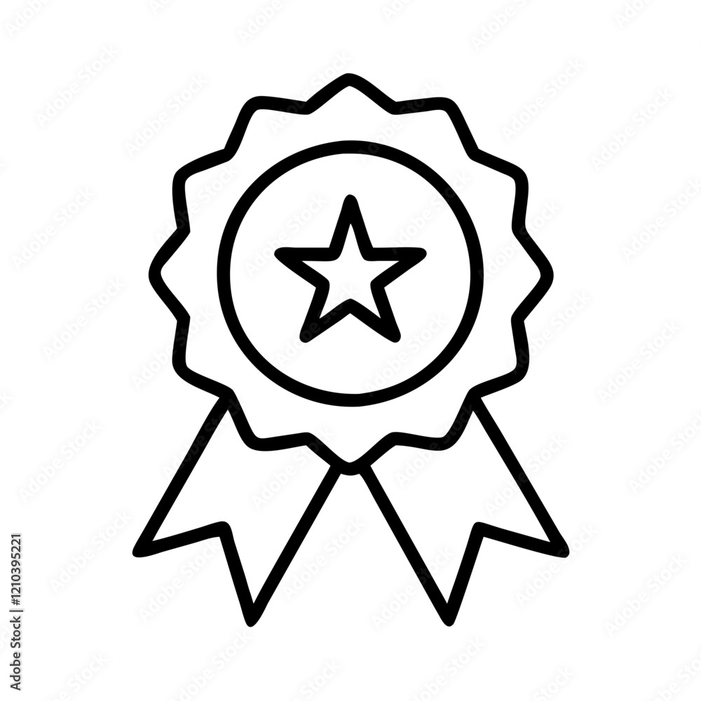quality badge icon, quality badge line art - simple line art of quality badge, perfect for quality badge logos and icons quality badge icon, quality badge line art - simple line art of quality badge, perfect for quality badge logos and icons