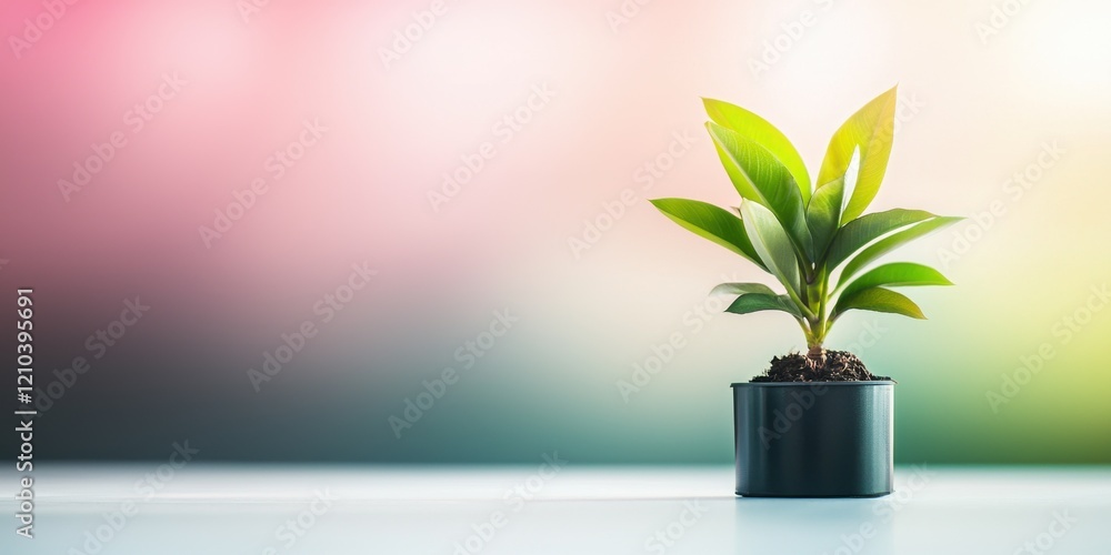 Business growth concept indoor setting plant pot minimalist environment close-up view symbolic representation Business growth concept indoor setting plant pot minimalist environment close-up view symbolic representation