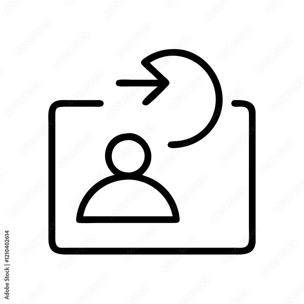 return icon, return line art - simple line art of return, perfect for return logos and icons return icon, return line art - simple line art of return, perfect for return logos and icons