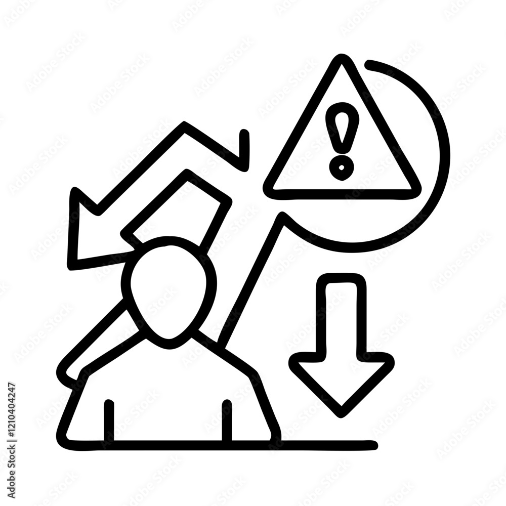 risk management icon, risk management line art - simple line art of risk management, perfect for risk management logos and icons risk management icon, risk management line art - simple line art of risk management, perfect for risk management logos and icons
