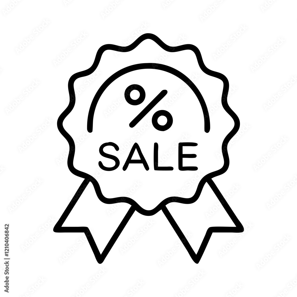 sale badge icon, sale badge line art - simple line art of sale badge, perfect for sale badge logos and icons sale badge icon, sale badge line art - simple line art of sale badge, perfect for sale badge logos and icons