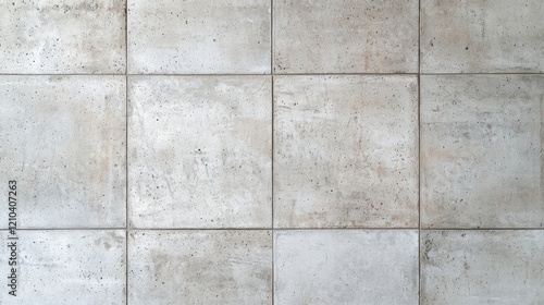 Wallpaper Mural A smooth, gray surface composed of large concrete tiles, featuring a minimalist design with a uniform pattern. Torontodigital.ca