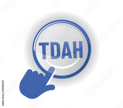 TDAH- Acronyme - Le trouble déficit de l'att,ntion avec ou sans hyperactivité 