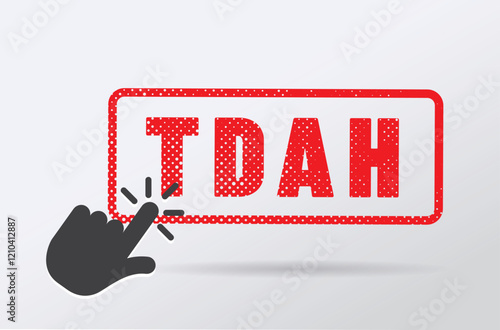 TDAH- Acronyme - Le trouble déficit de l'att,ntion avec ou sans hyperactivité 